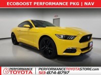 Used, 2017 Ford Mustang EcoBoost Premium, Yellow, H5288360-1
