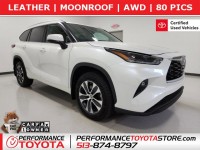 Certified, 2021 Toyota Highlander XLE AWD, White, MS551260-1