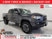 Certified, 2021 Toyota Tacoma 4WD TRD Sport Double Cab 5' Bed V6 AT, Gray, MM396907-1