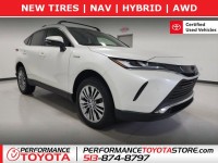 Certified, 2021 Toyota Venza Limited AWD, White, MJ023109-1