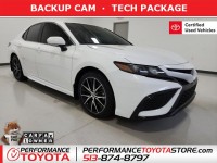 Certified, 2022 Toyota Camry SE Auto, White, NU037166A-1
