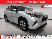 Certified, 2023 Toyota Highlander Hybrid XLE FWD, Silver, PS519410-1