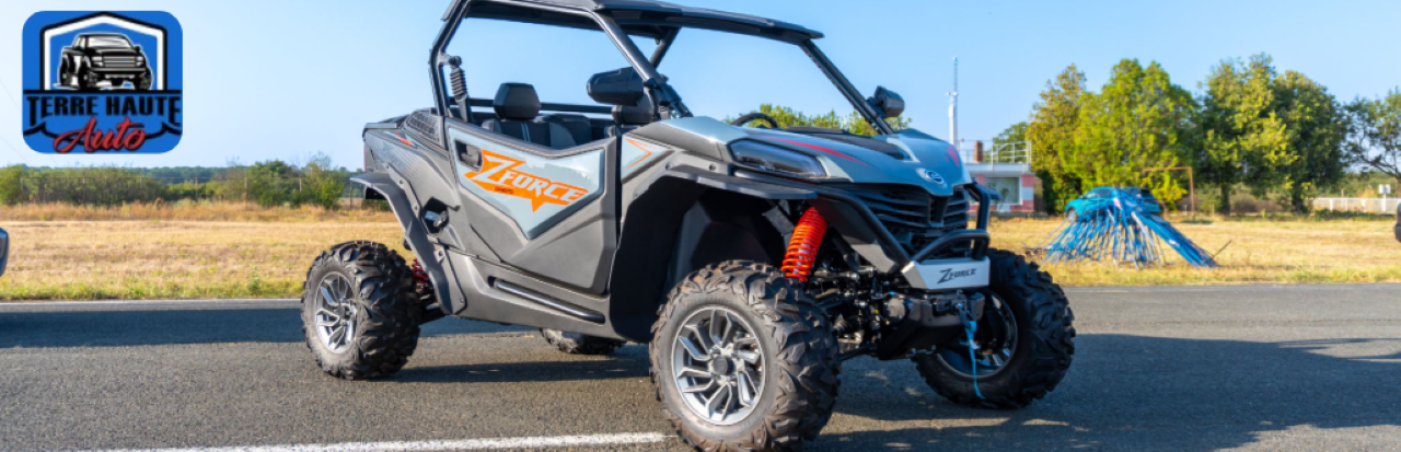 A lineup of top UTV models at Terre Haute Auto, perfect for work and outdoor adventures.