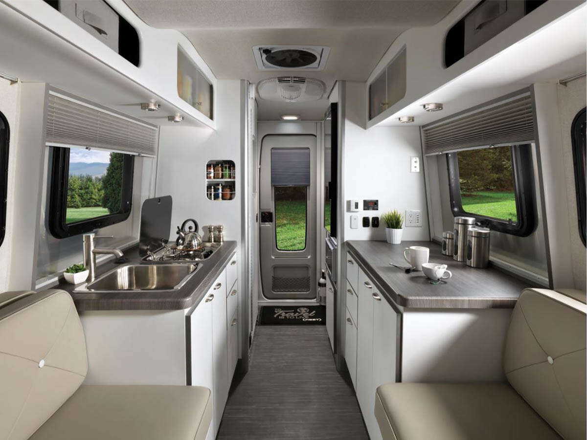 Airstream Nest Interior Front View