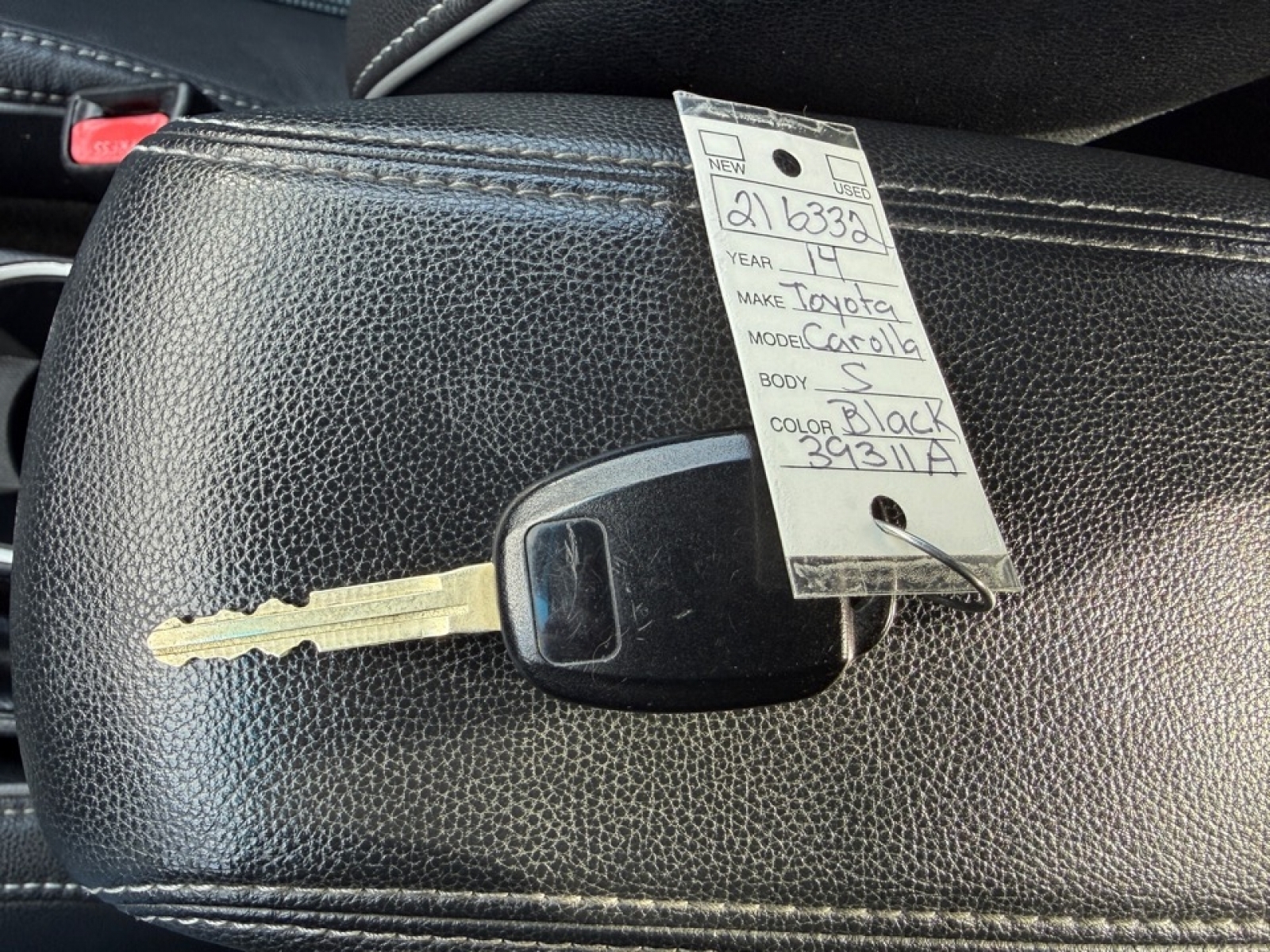 2014 Toyota Corolla S Plus, 39311A, Photo