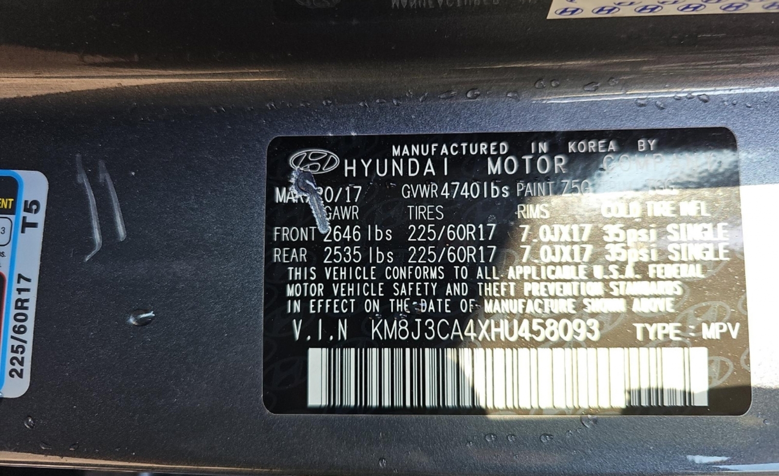 2017 Hyundai Tucson SE, 39813, Photo