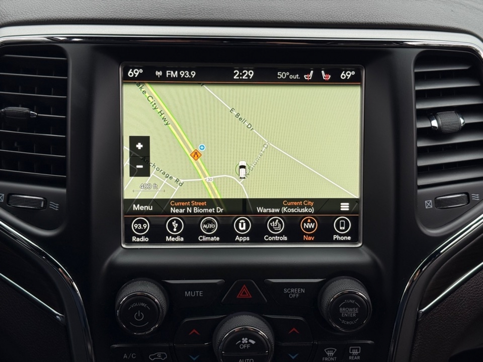 2018 Jeep Grand Cherokee Overland 4x4, 38460A, Photo