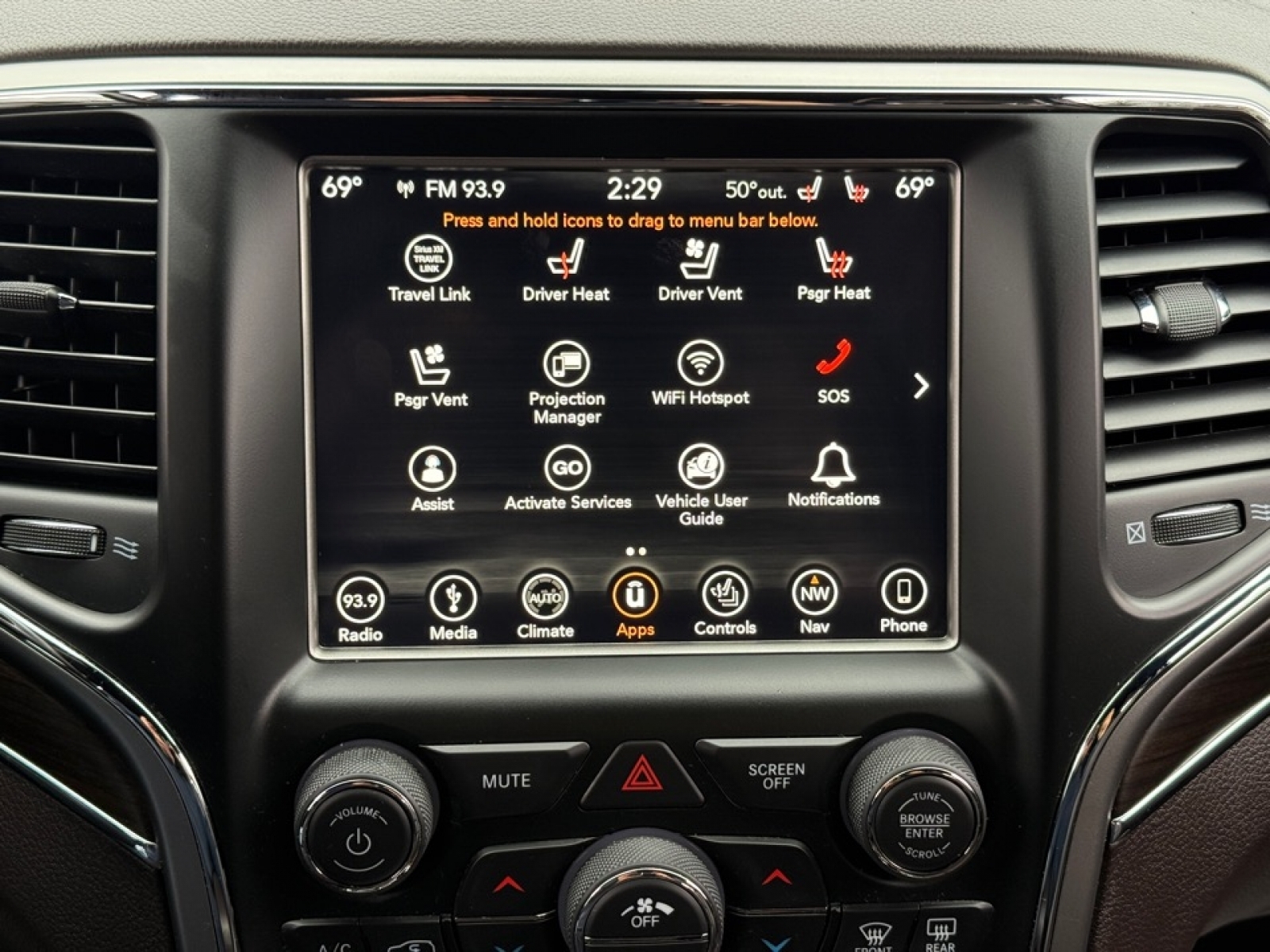 2018 Jeep Grand Cherokee Overland 4x4, 38460A, Photo