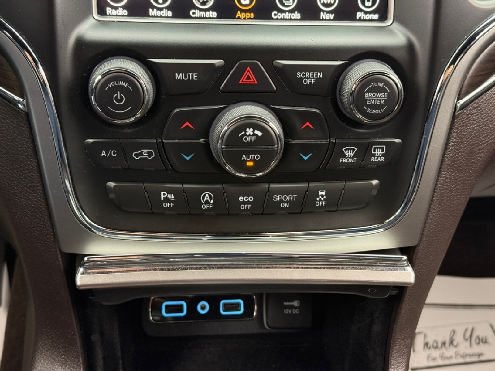 2018 Jeep Grand Cherokee Overland 4x4, 38460A, Photo