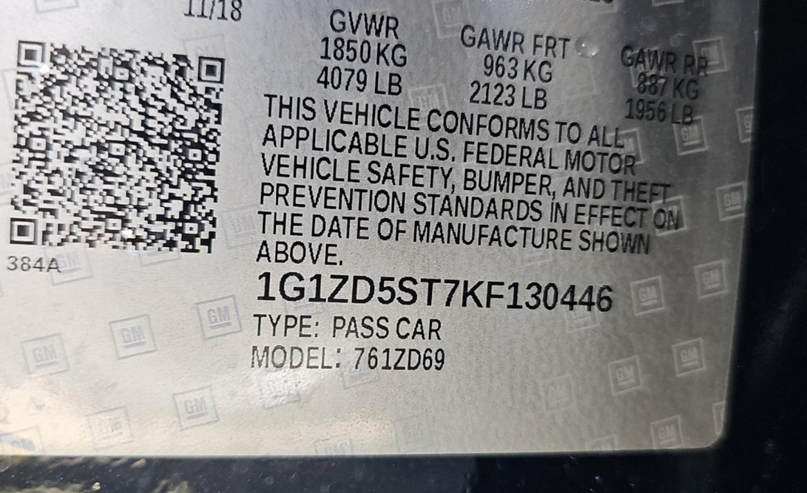 2019 Chevrolet Malibu LT, 39814, Photo