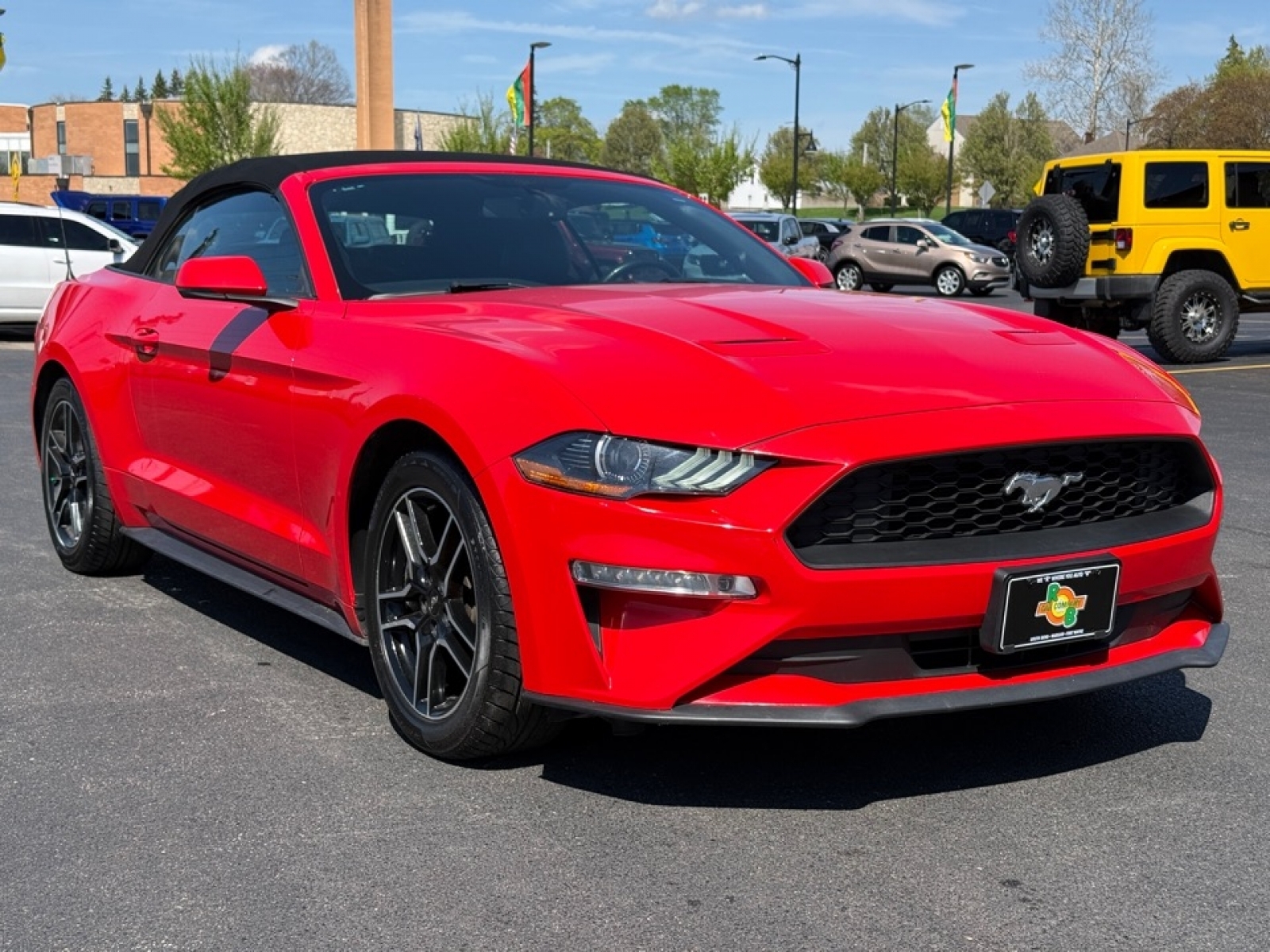 2020 Ford Mustang EcoBoost Premium Convertible, 39624, Photo