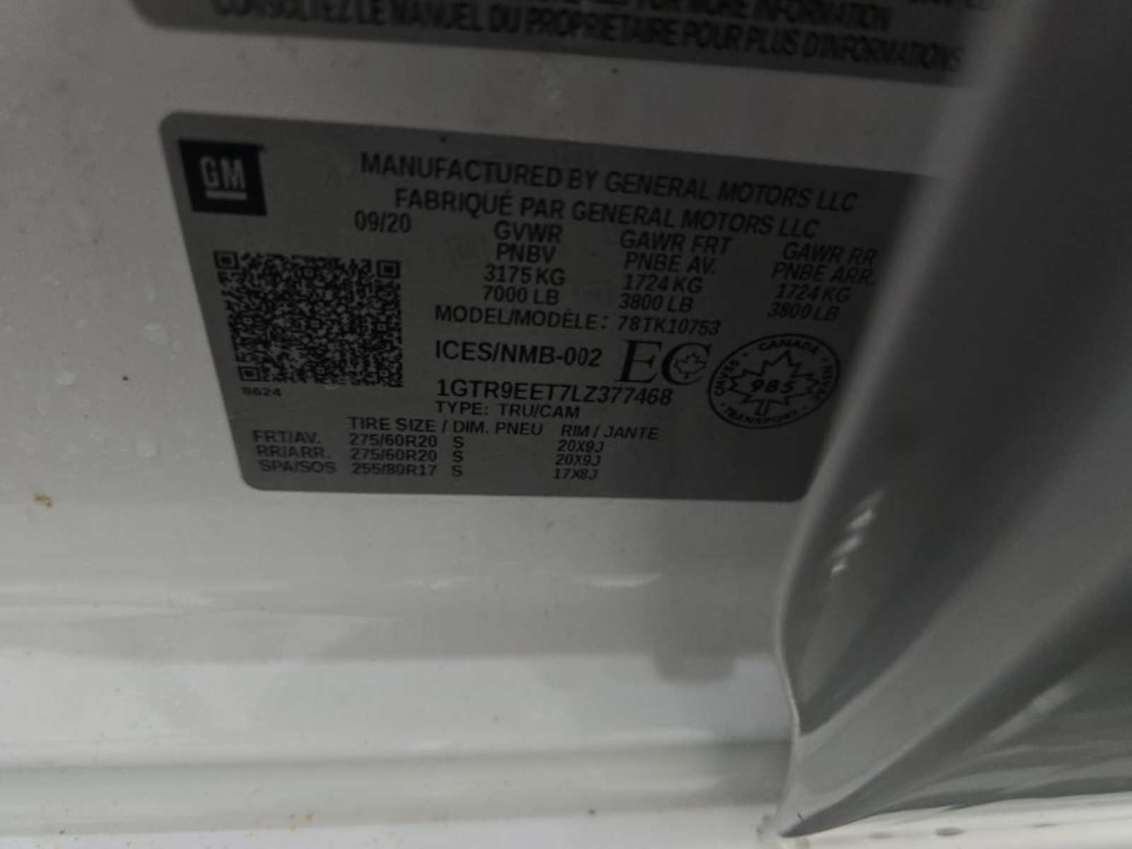 2020 GMC Sierra 1500 AT4, 39875, Photo