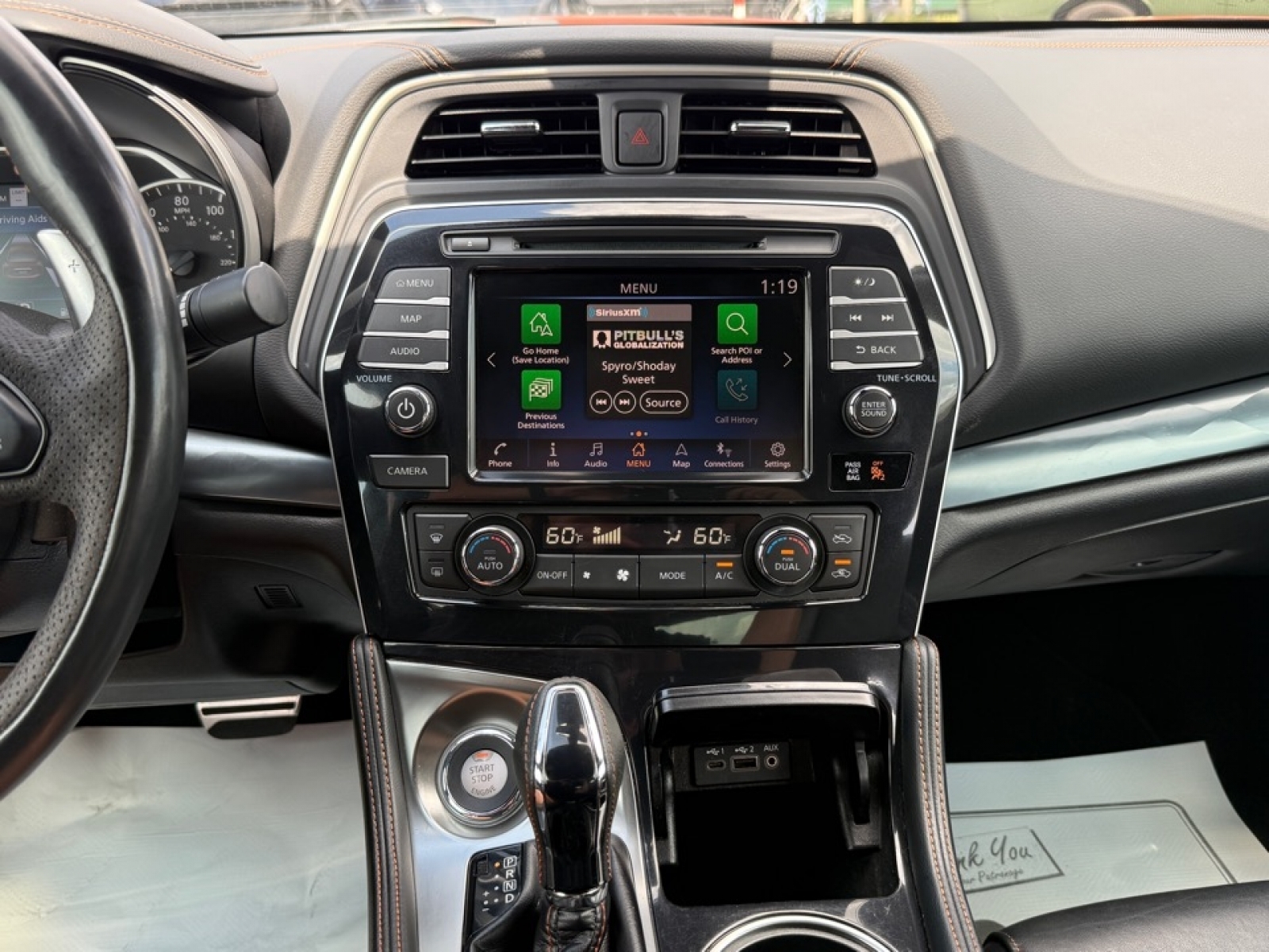 2020 Nissan Maxima SR Xtronic CVT, 38765, Photo