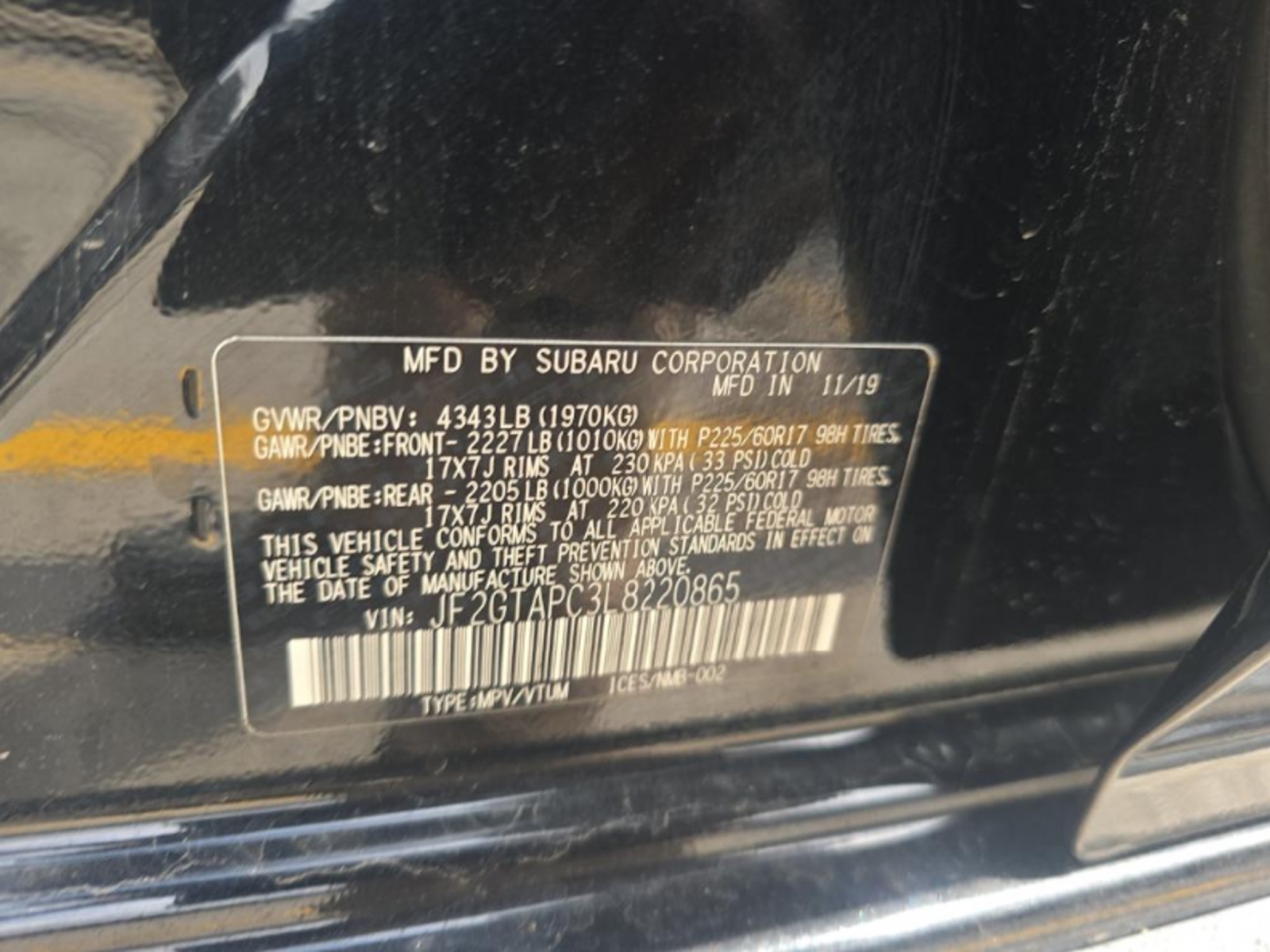 2020 Subaru Crosstrek Premium, 39910, Photo