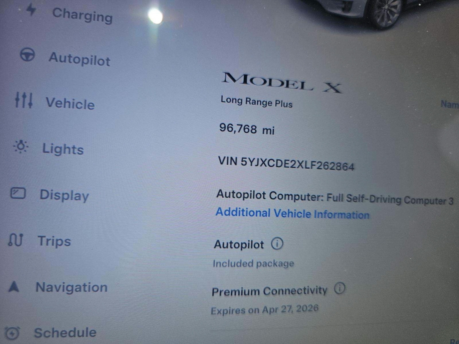 2020 Tesla Model X Long Range Dual Motor All-Wheel Drive, 39893, Photo