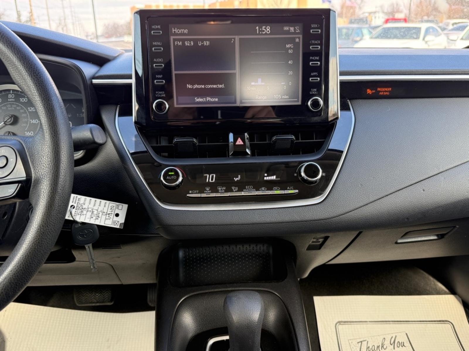 2020 Toyota Corolla LE, 39257A, Photo