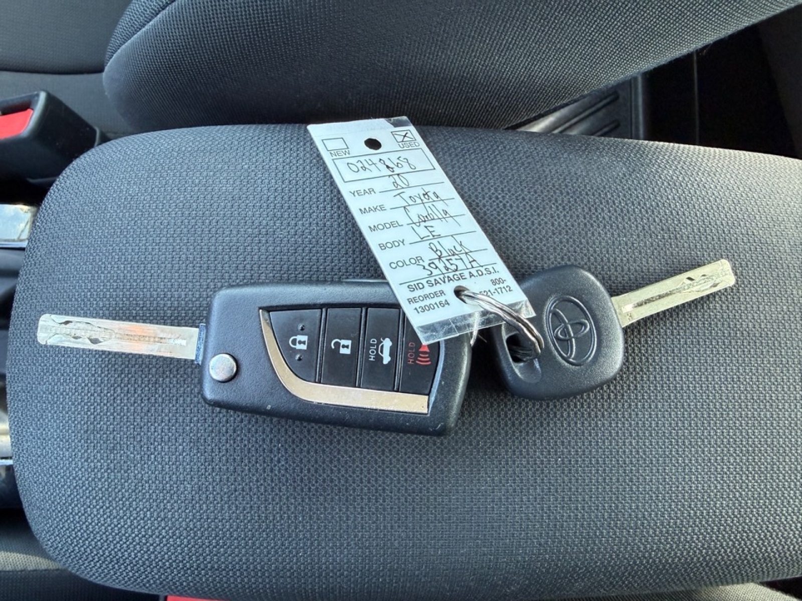 2020 Toyota Corolla LE, 39257A, Photo