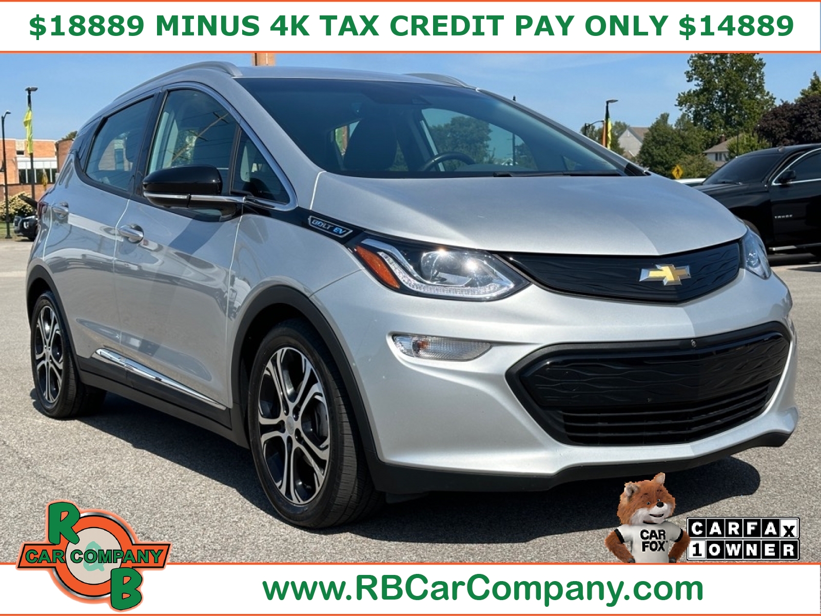 2021 Chevrolet Bolt EV FWD LT, 38402, Photo 1