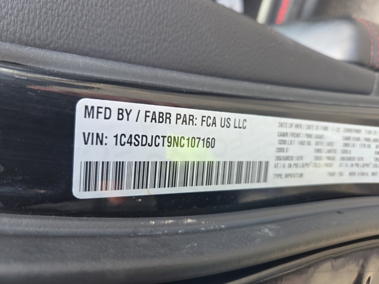 2022 Dodge Durango R/T, 39788, Photo