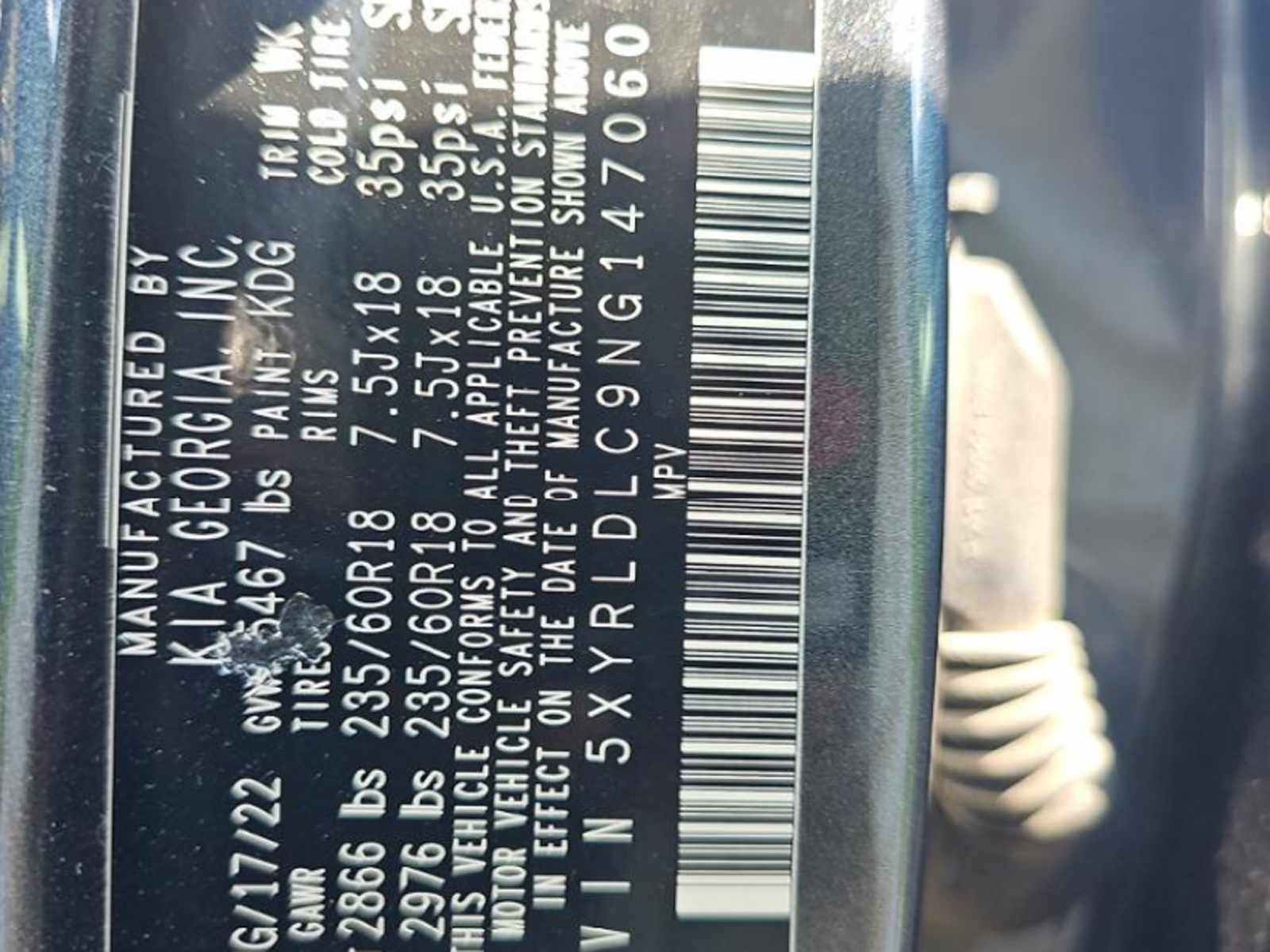 2022 Kia Sorento X-Line S, 39851, Photo