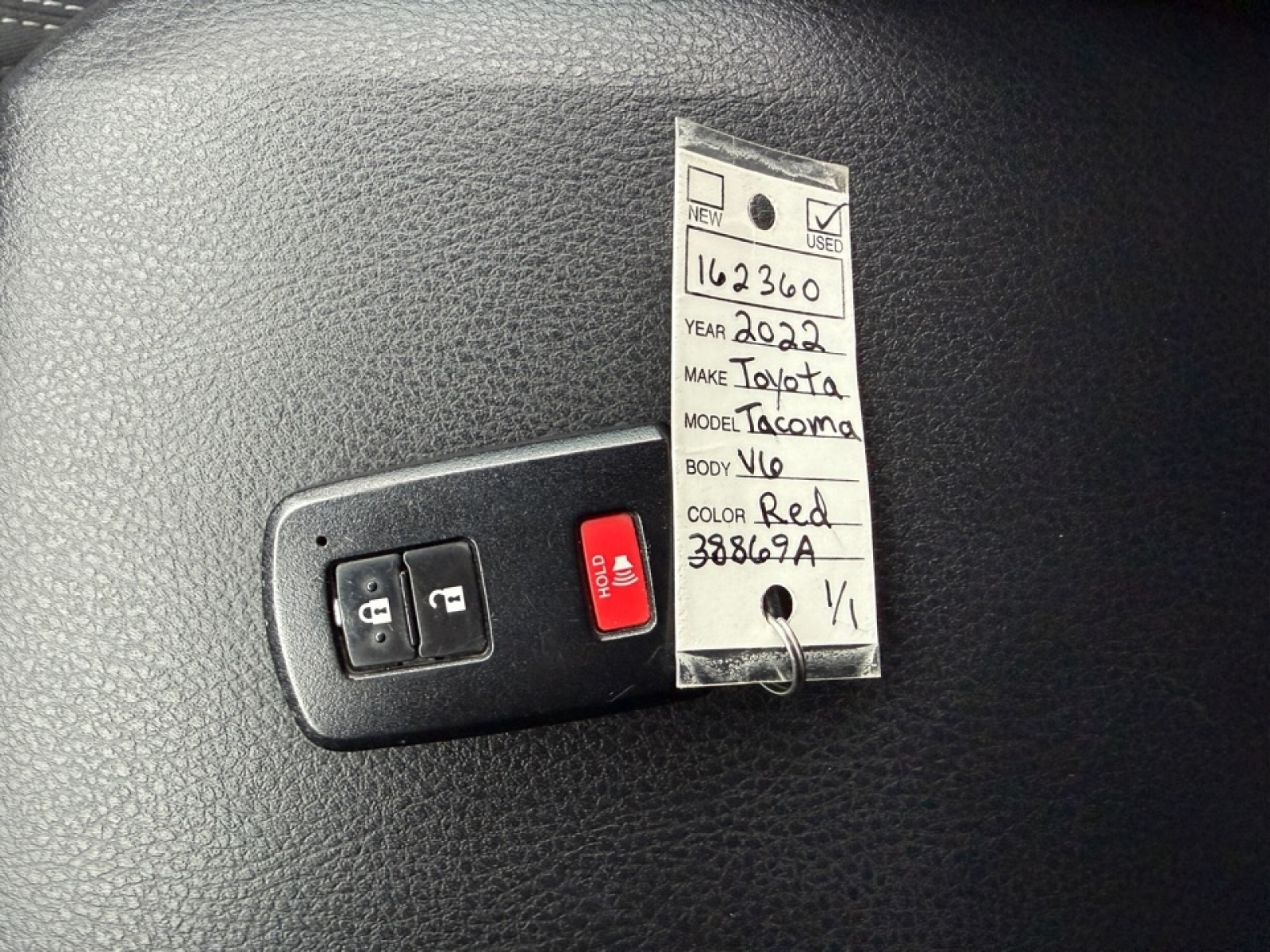 2022 Toyota Tacoma SR5 V6, 38869A, Photo