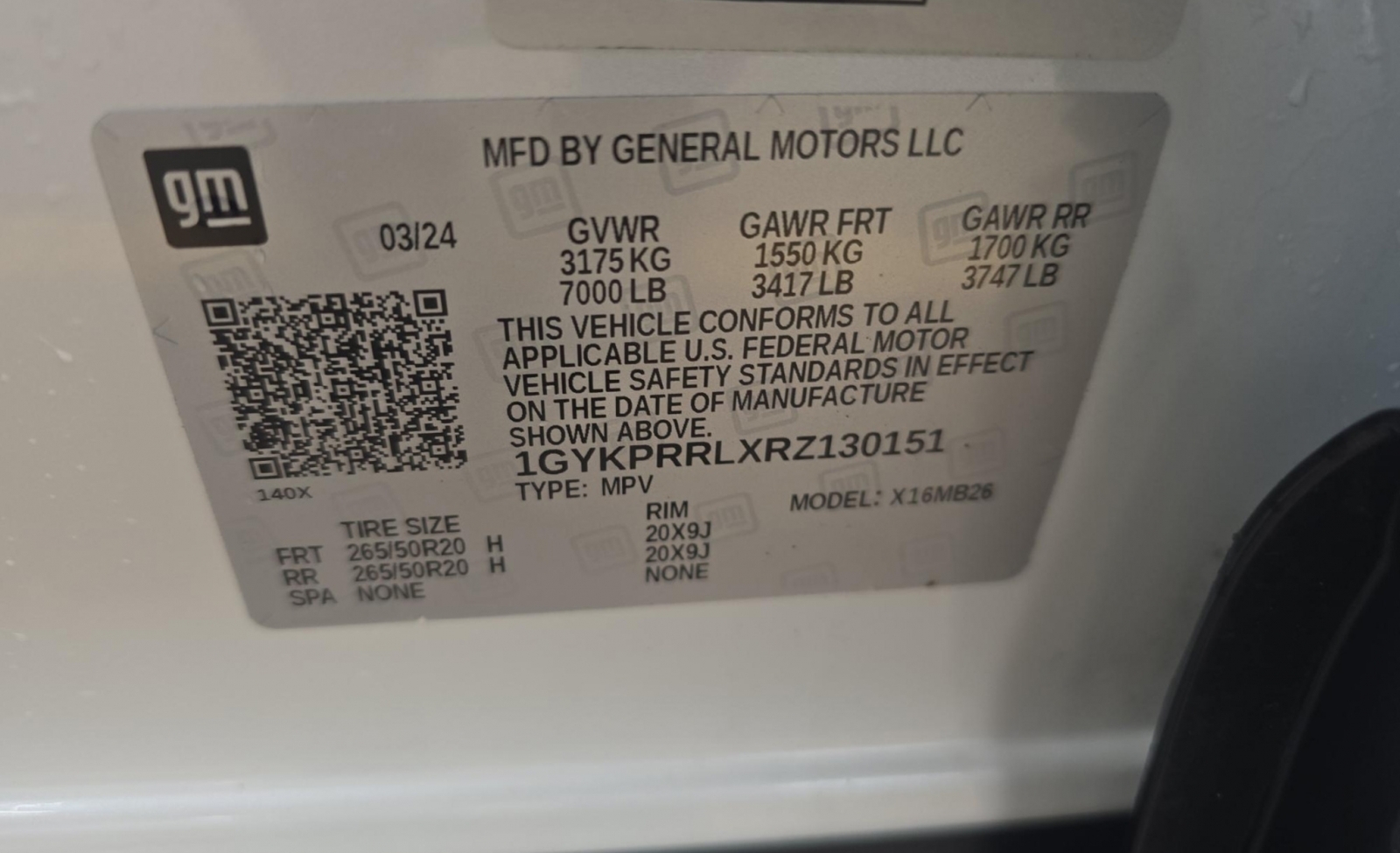 2024 Cadillac LYRIQ Luxury w/1SD, 39905, Photo