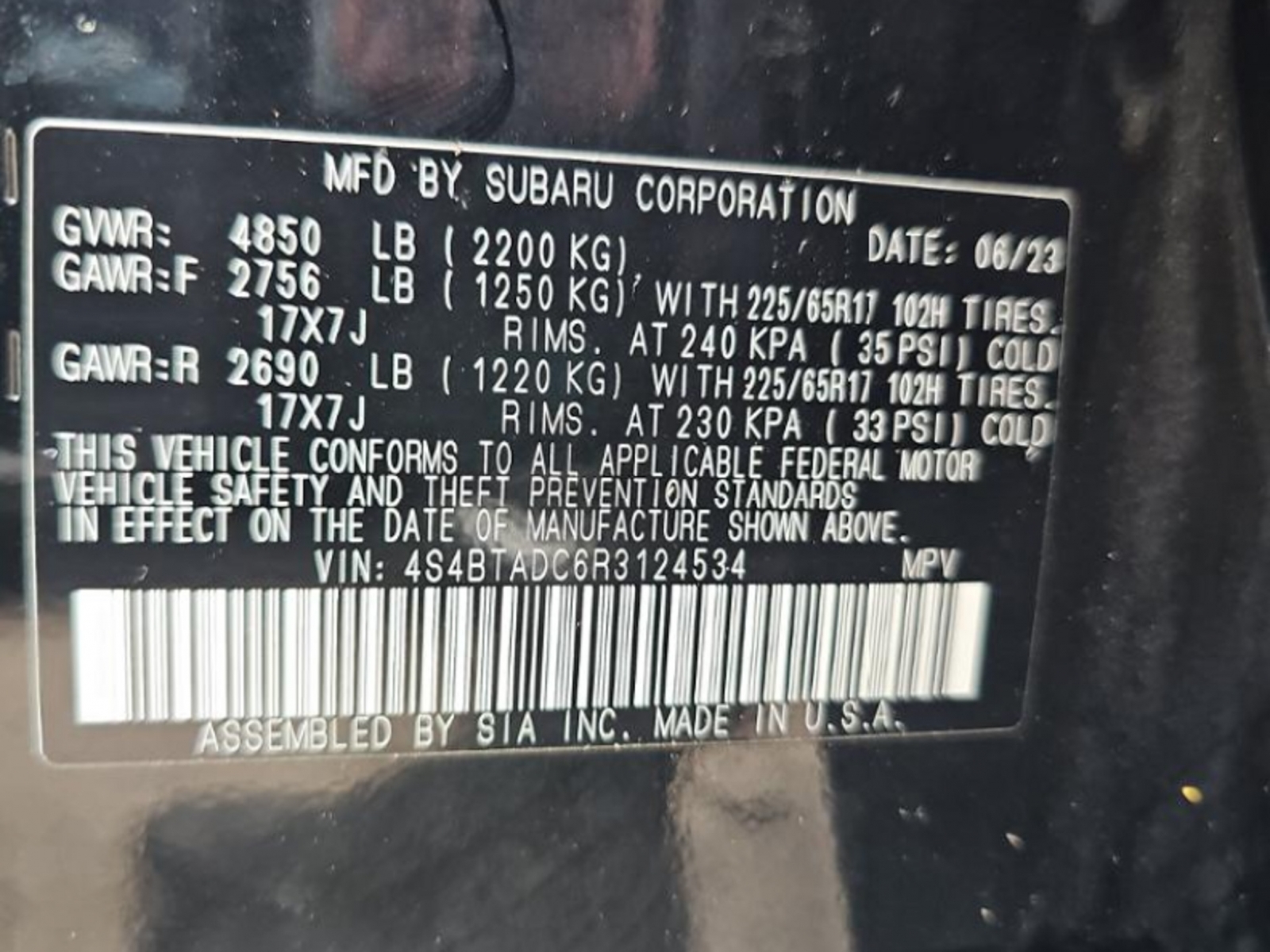 2024 Subaru Outback Premium, 39887, Photo