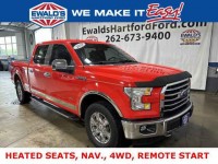Used, 2015 Ford F-150 XLT, Red, H26662B-1