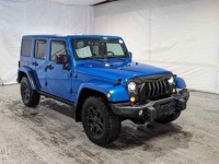 Used, 2016 Jeep Wrangler Unlimited Sahara, Blue, JR205B-1