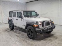 Certified, 2020 Jeep Wrangler Unlimited Sport Altitude, White, DP55745A-1