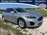 Used, 2019 Ford Fusion Hybrid SEL, Silver, HP57408-1