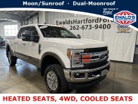 Used, 2019 Ford Super Duty F-350 SRW King Ranch, White, H28203A-1