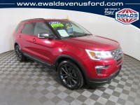 Certified, 2019 Ford Explorer XLT, Red, FD14722A-1