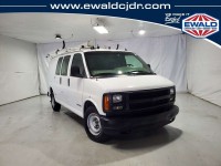 Used, 2001 Chevrolet Express Van G2500 Base, White, DP55022-1