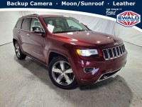 Used, 2016 Jeep Grand Cherokee Overland, Red, DP55130A-1