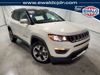 Certified, 2019 Jeep Compass Limited, White, DP55162-1