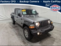 Used, 2020 Jeep Gladiator Sport, Silver, DP55614-1