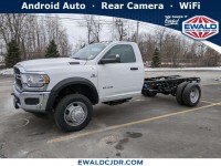 New, 2022 Ram 5500 Chassis Cab Tradesman, White, DN125-1