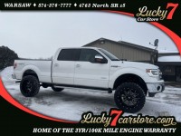 Used, 2014 Ford F-150 Lariat, White, W1764-1