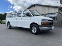 Used, 2018 Chevrolet Express Passenger LT, White, W2229-1
