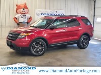Used, 2014 Ford Explorer 4WD 4dr Sport, Red, 3121A-1