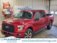 Used, 2015 Ford F-150 4WD SuperCrew 157 XL, Maroon, 3103-1
