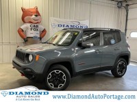 Used, 2016 Jeep Renegade 4WD 4dr Trailhawk, Gray, 3147-1