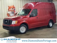Used, 2016 Nissan Nv High Roof 2500 V6 S, Red, 3077-1