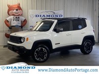 Used, 2017 Jeep Renegade Trailhawk 4x4, White, 3043-1
