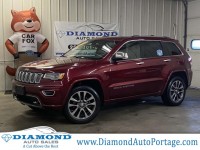 Used, 2018 Jeep Grand Cherokee Overland 4x4, Red, 3058-1