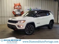 Used, 2019 Jeep Compass Trailhawk 4x4, White, 3210-1