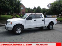 Used, 2008 Ford F-150 XLT Leather, White, 12518-1
