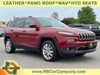 Used, 2015 Jeep Cherokee Limited, Red, 35502-1