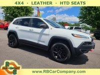 Used, 2016 Jeep Cherokee Utility 4D Trailhawk 4WD 3.2L V6, White, 32551-1